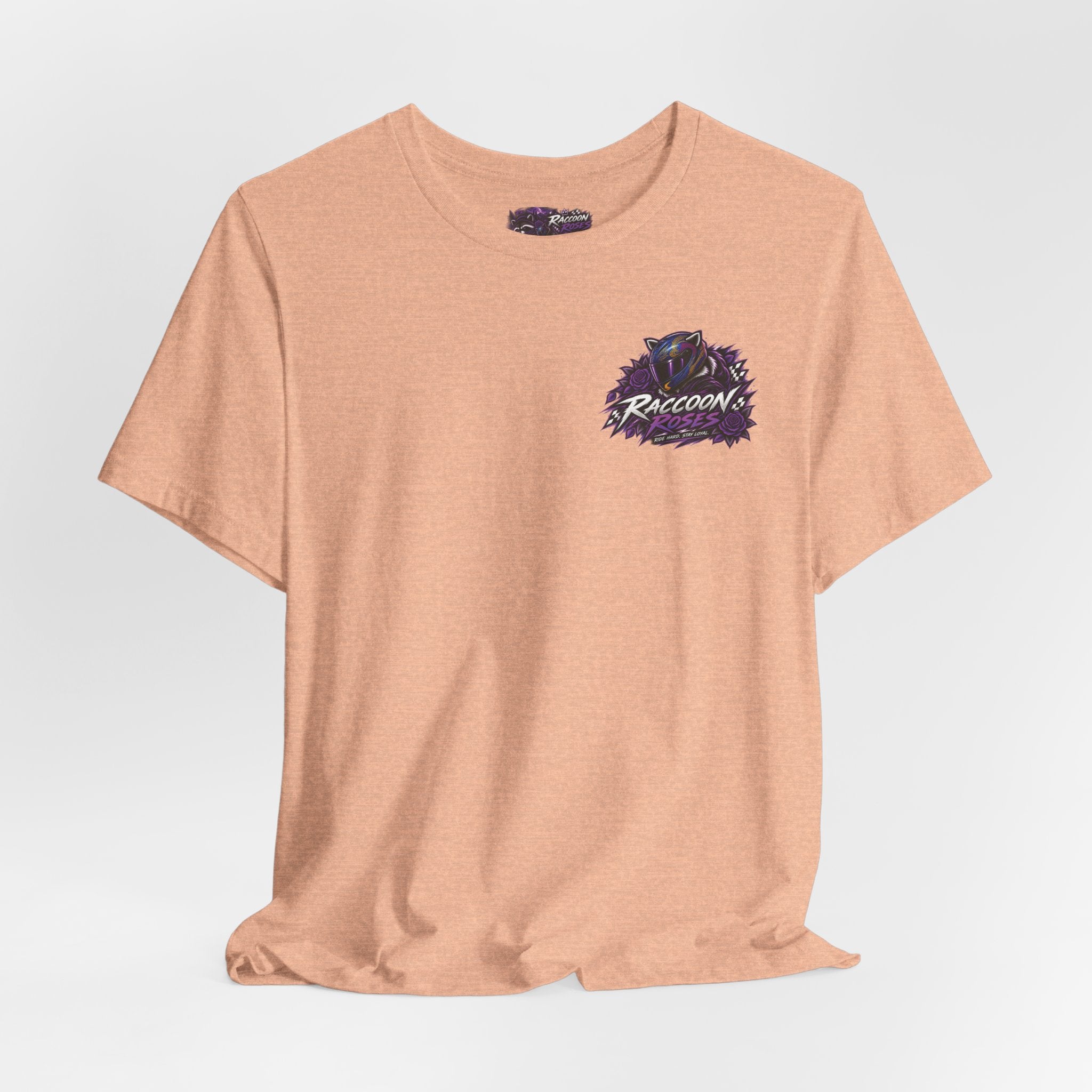 Raccoon Rose Motorcycle Graphic Tee