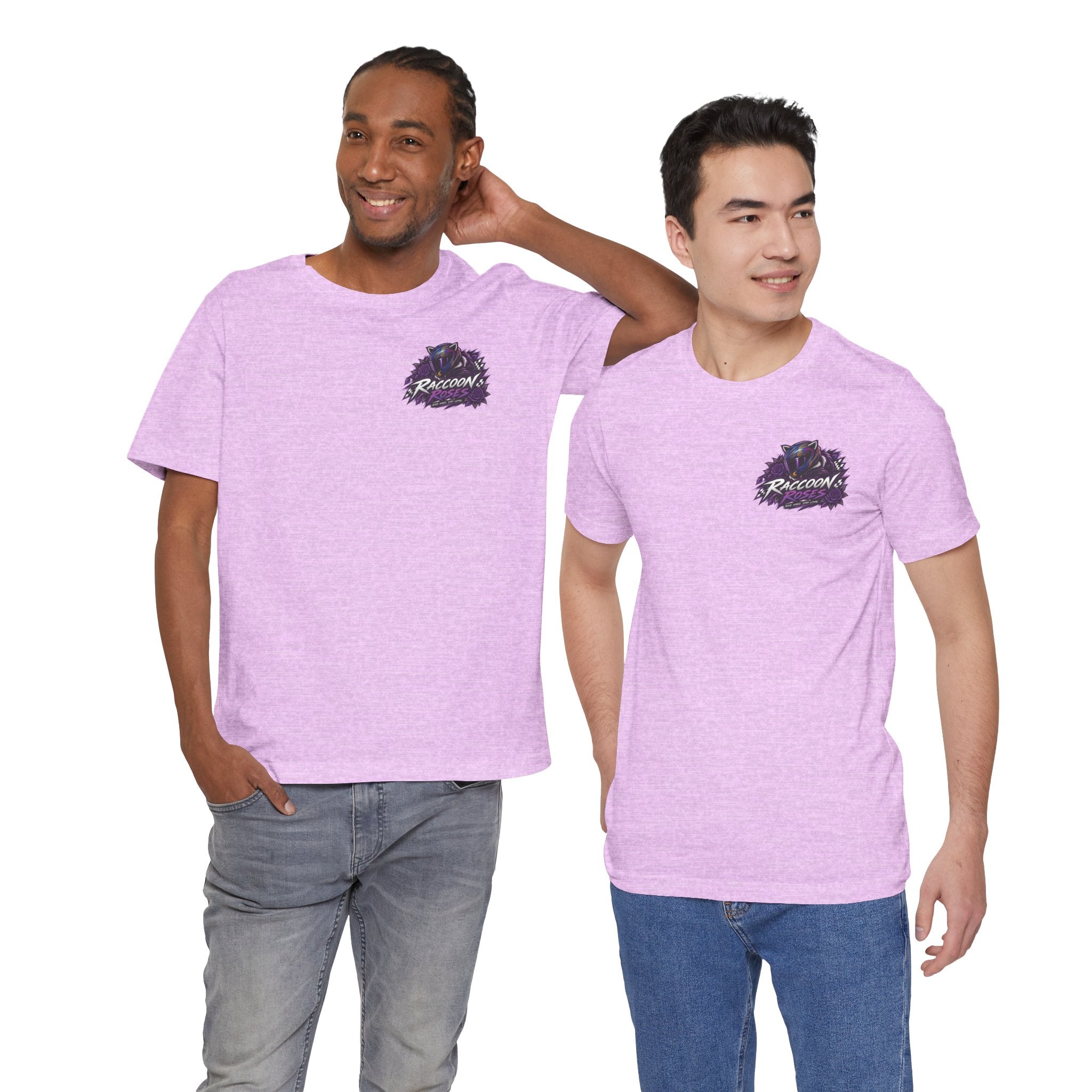 Raccoon Rose Motorcycle Graphic Tee