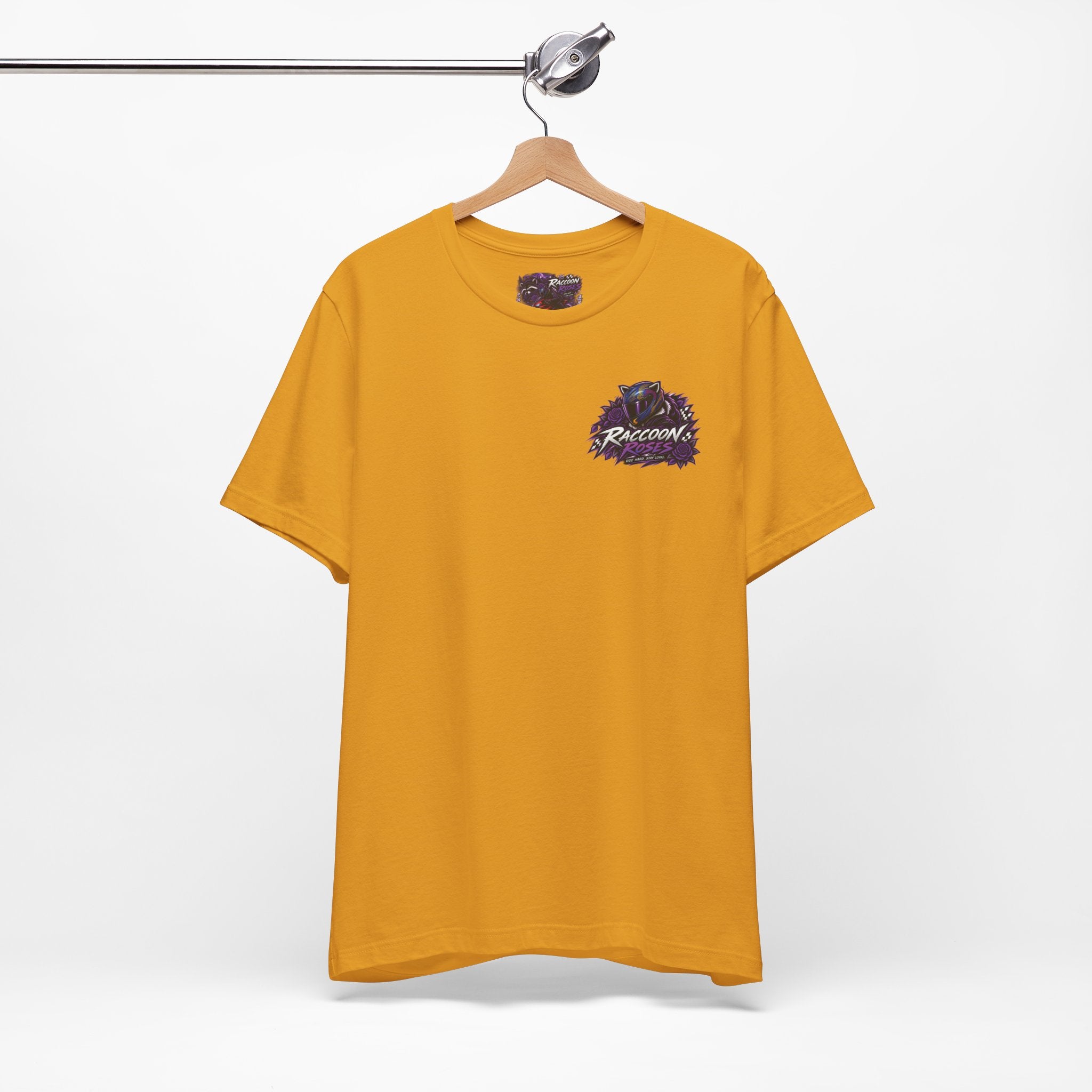 Raccoon Rose Motorcycle Graphic Tee