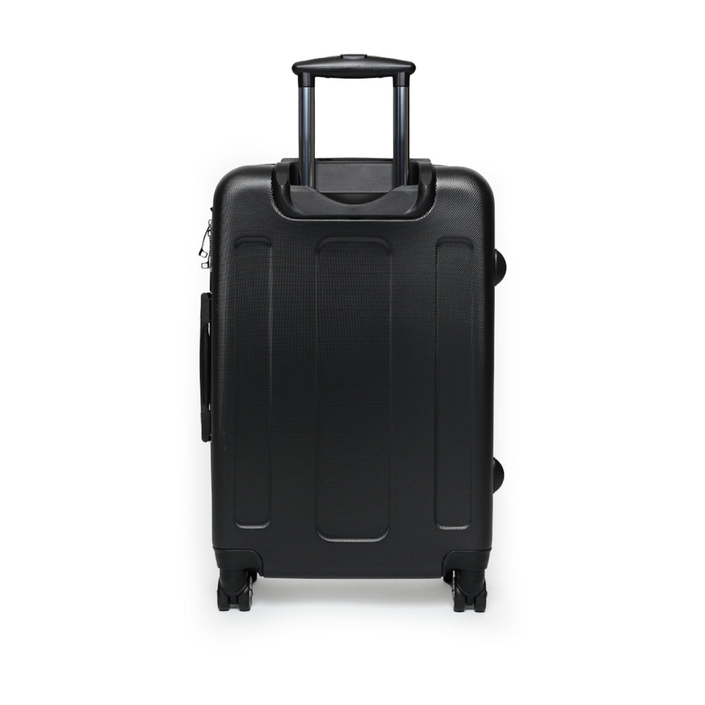 Raccoon Roses Carry-On Luggage – Skull Rider Graphic Suitcase