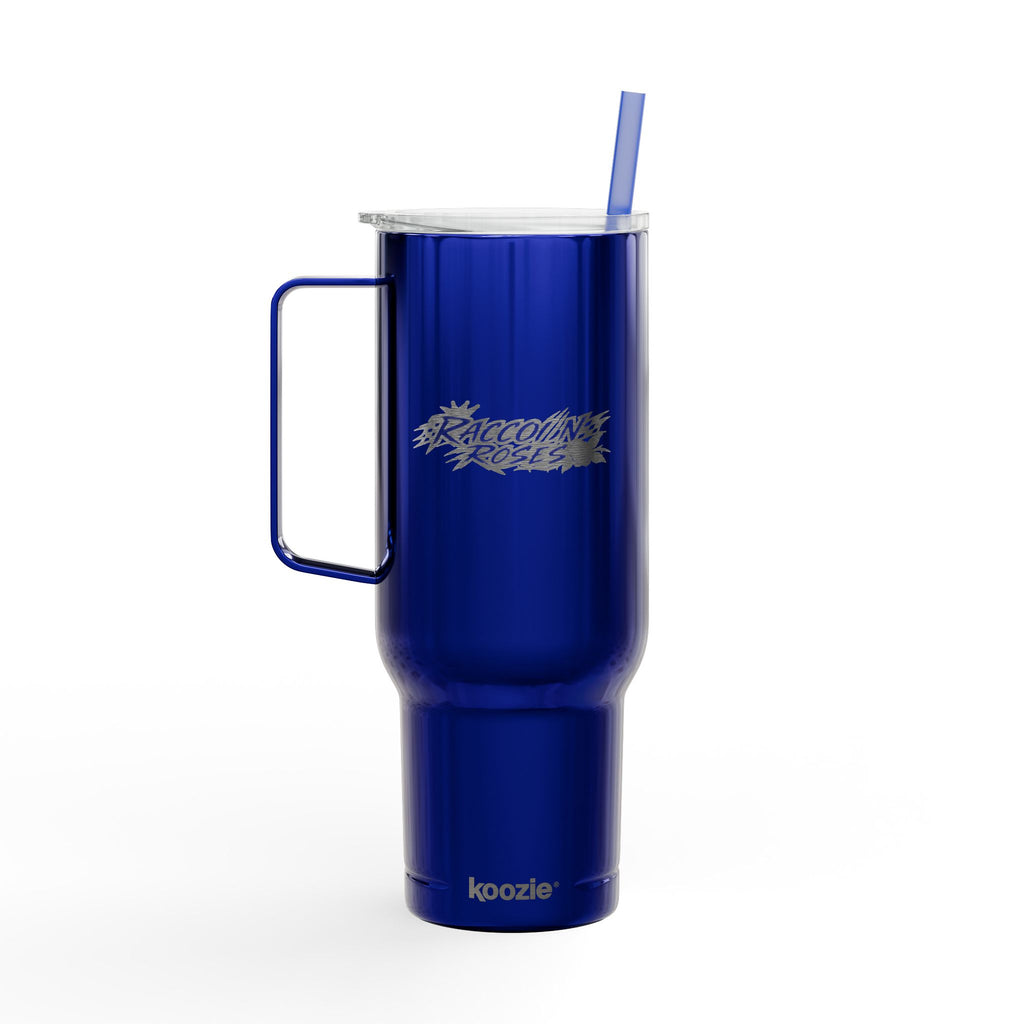40oz Engraved Insulated Tumbler with Straw & Lid — Large Travel Mug