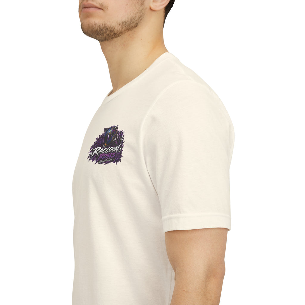 Raccoon Rose Motorcycle Graphic Tee