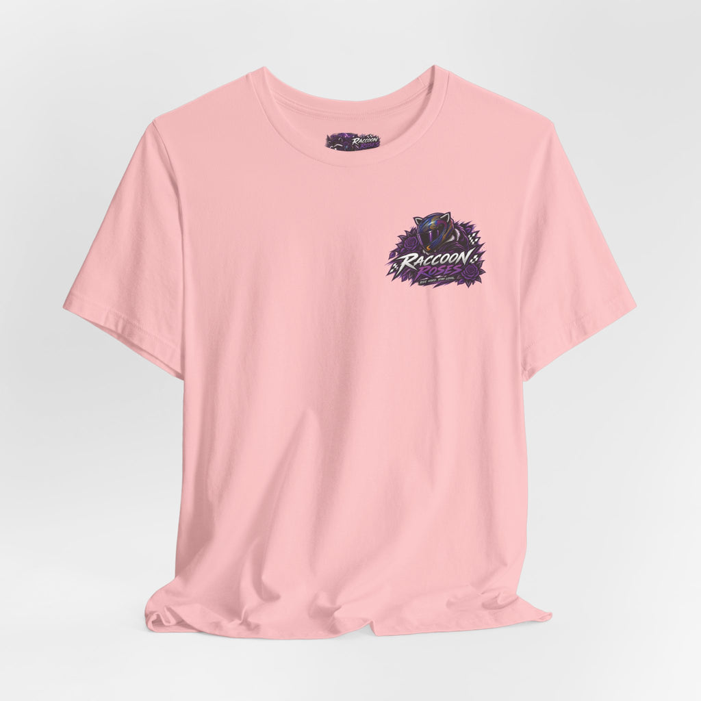 Raccoon Rose Motorcycle Graphic Tee