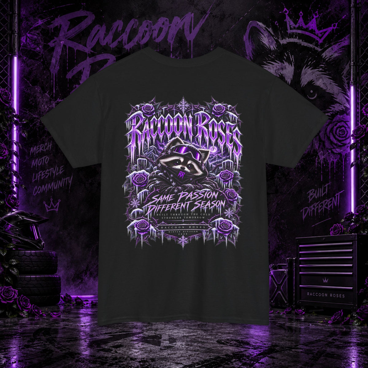 T-Shirt — frozen roses