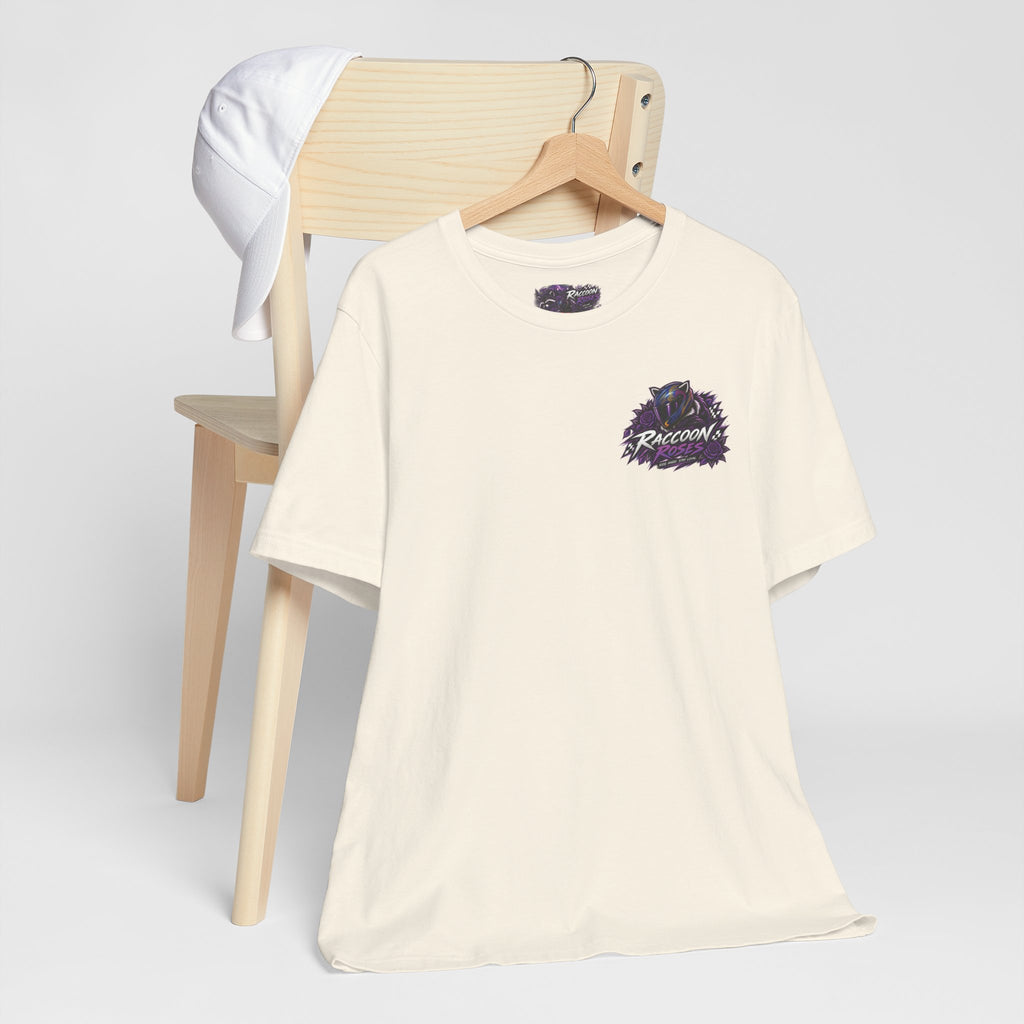 Raccoon Rose Motorcycle Graphic Tee