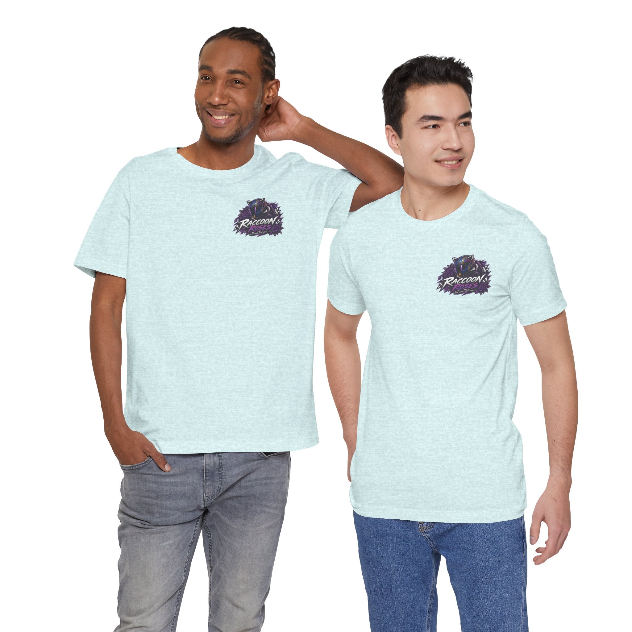Raccoon Rose Motorcycle Graphic Tee
