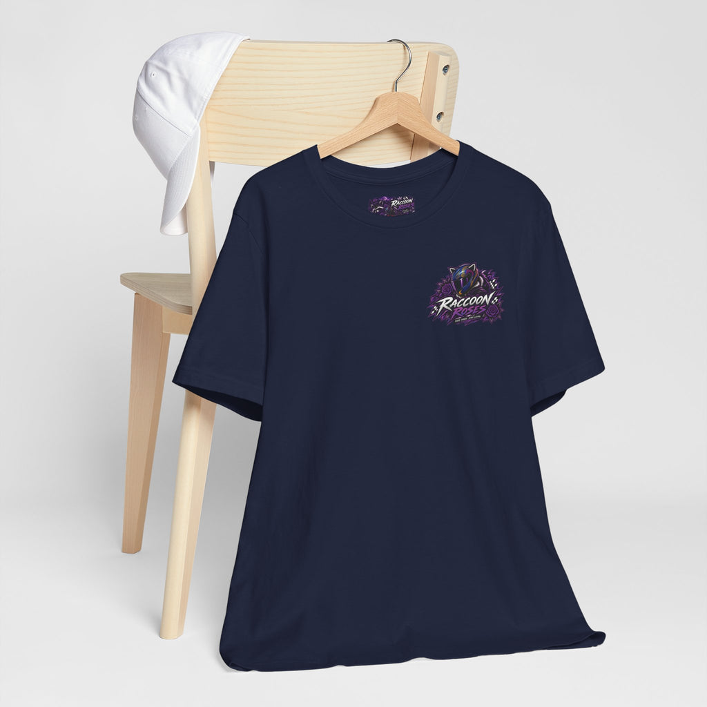 Raccoon Rose Motorcycle Graphic Tee