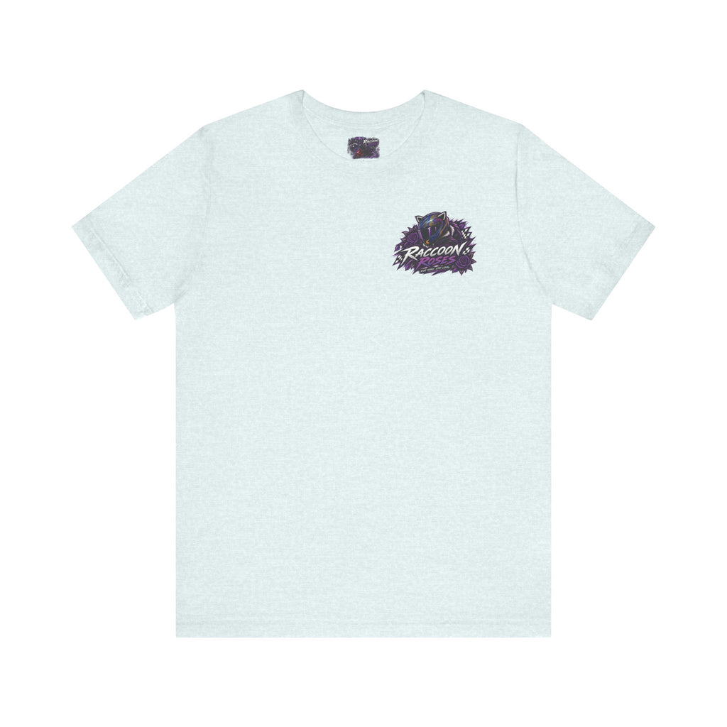 Raccoon Rose Motorcycle Graphic Tee