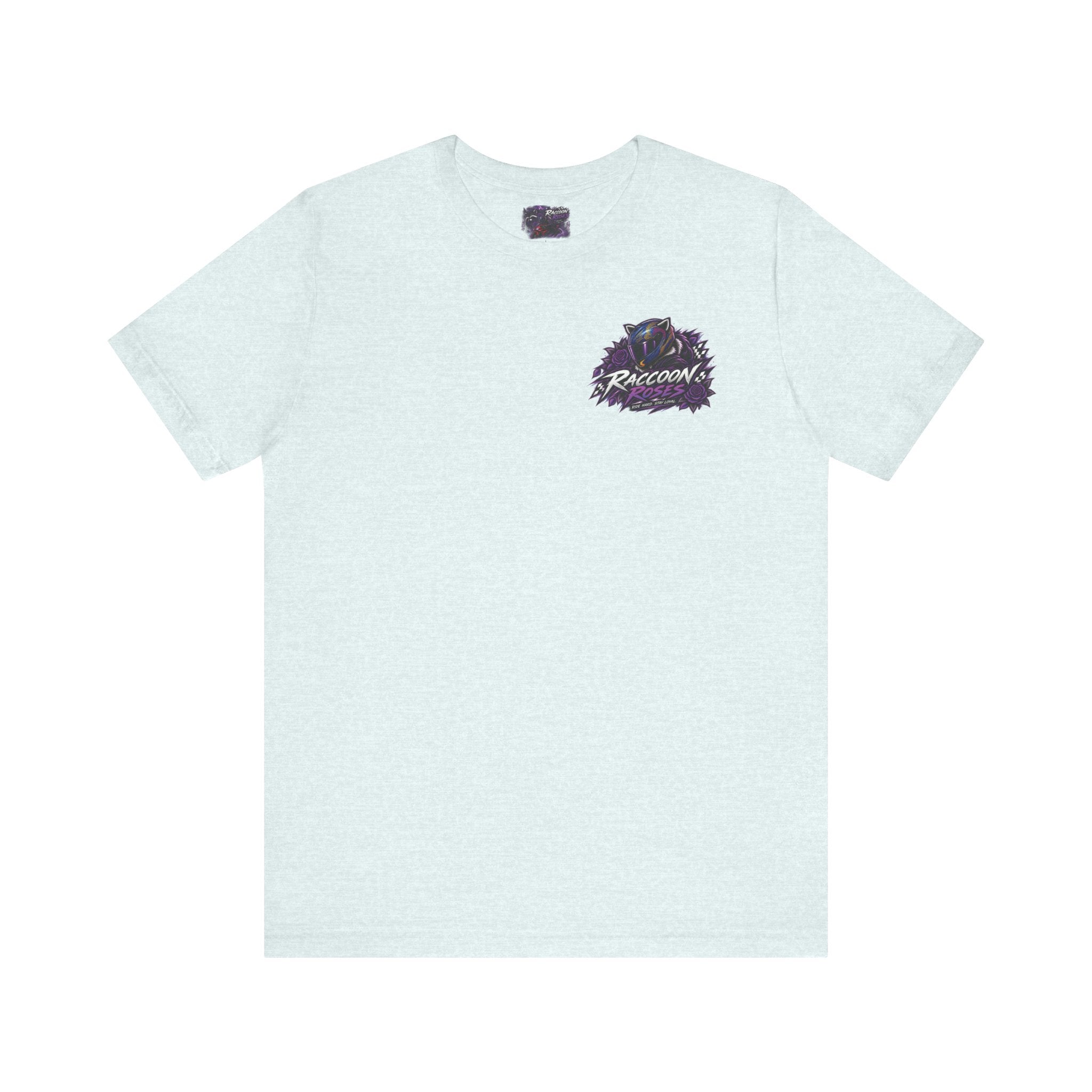 Raccoon Rose Motorcycle Graphic Tee