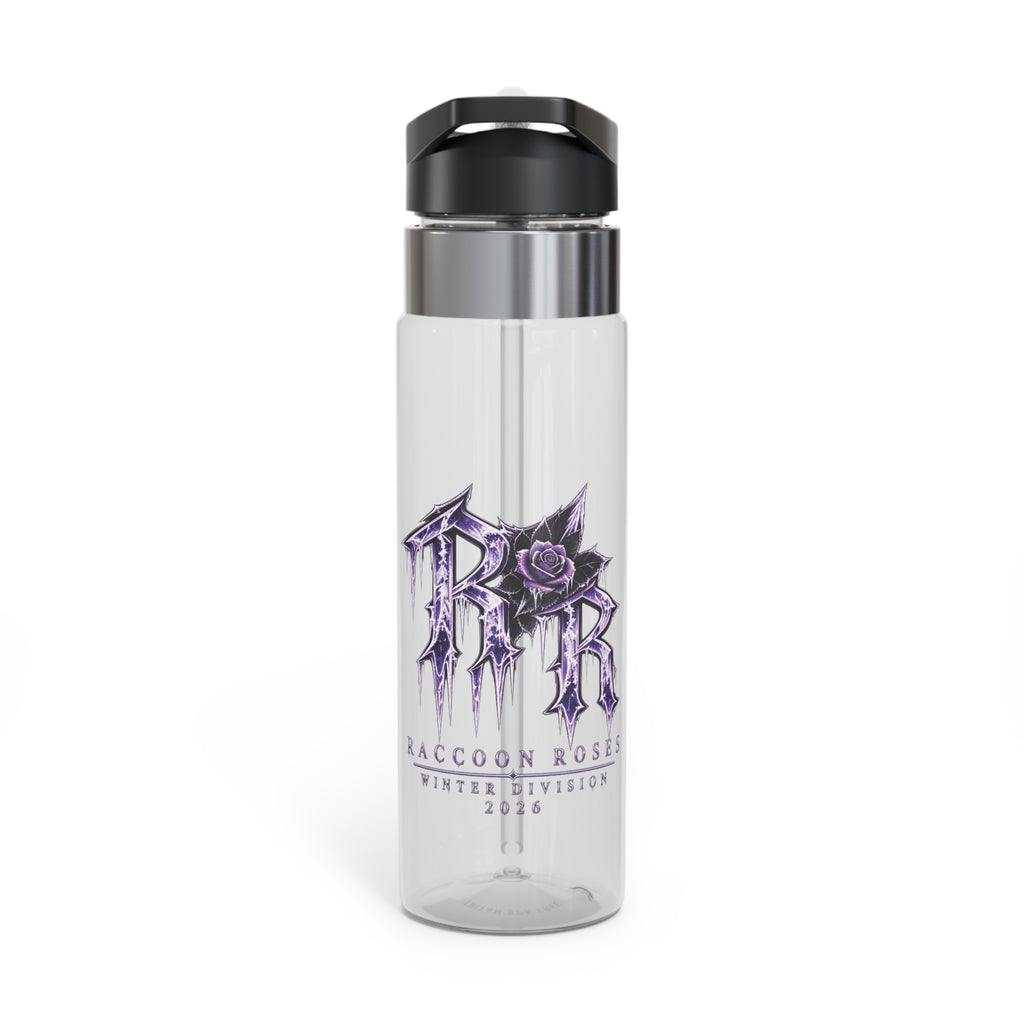 20oz Tritan Sport Bottle — Gothic 'RR' Purple Rose Logo