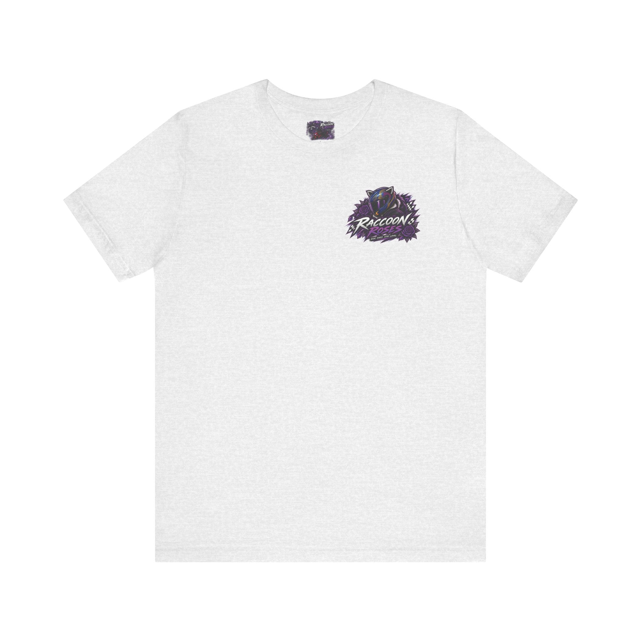 Raccoon Rose Motorcycle Graphic Tee