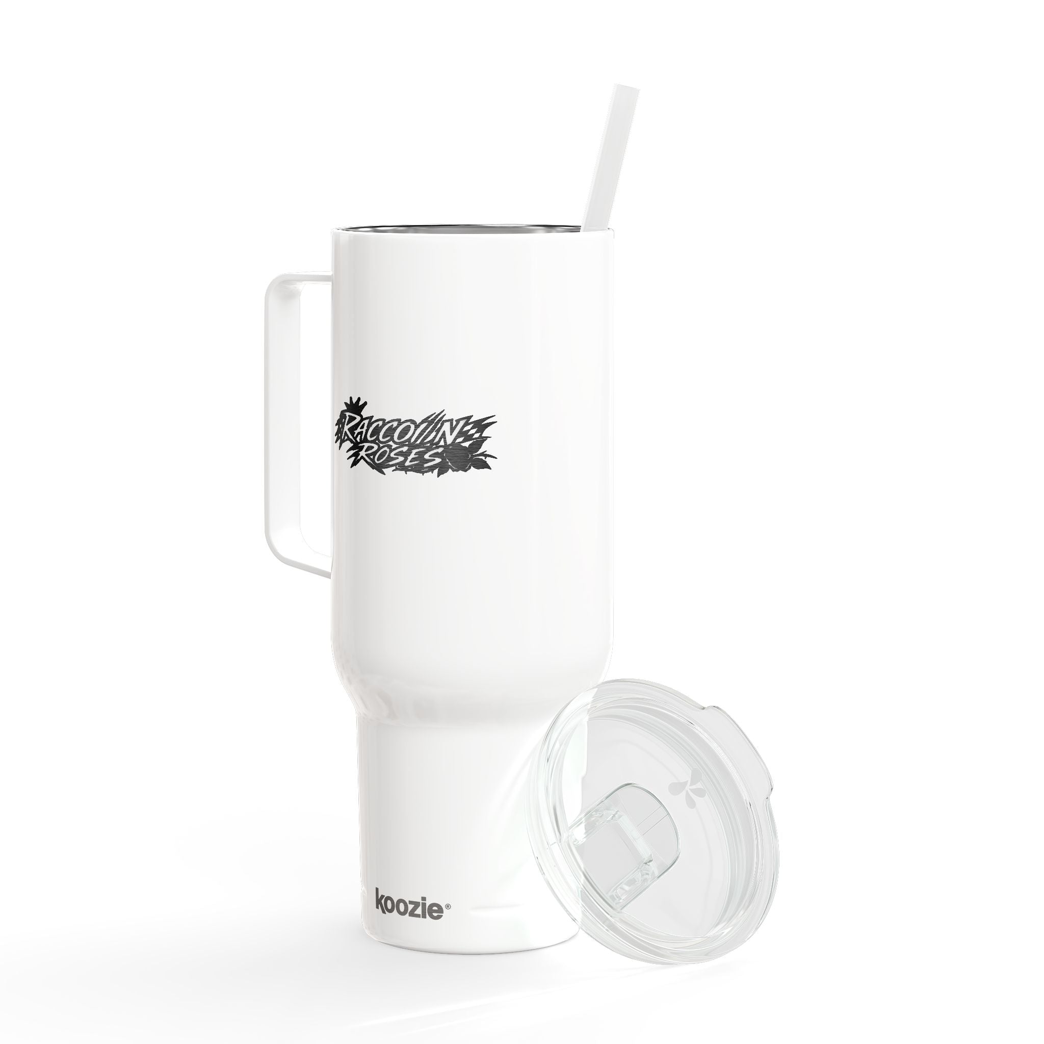40oz Engraved Insulated Tumbler with Straw & Lid — Large Travel Mug