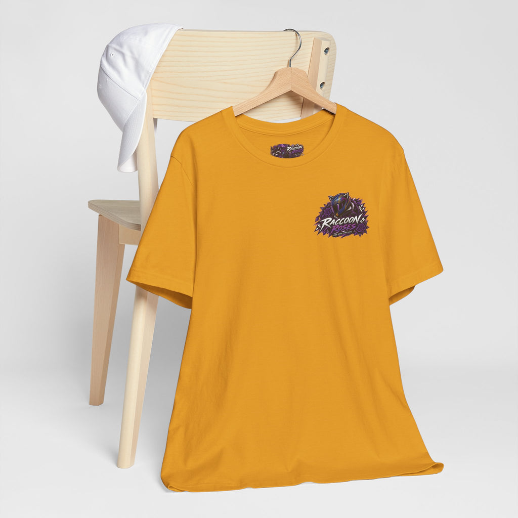 Raccoon Rose Motorcycle Graphic Tee