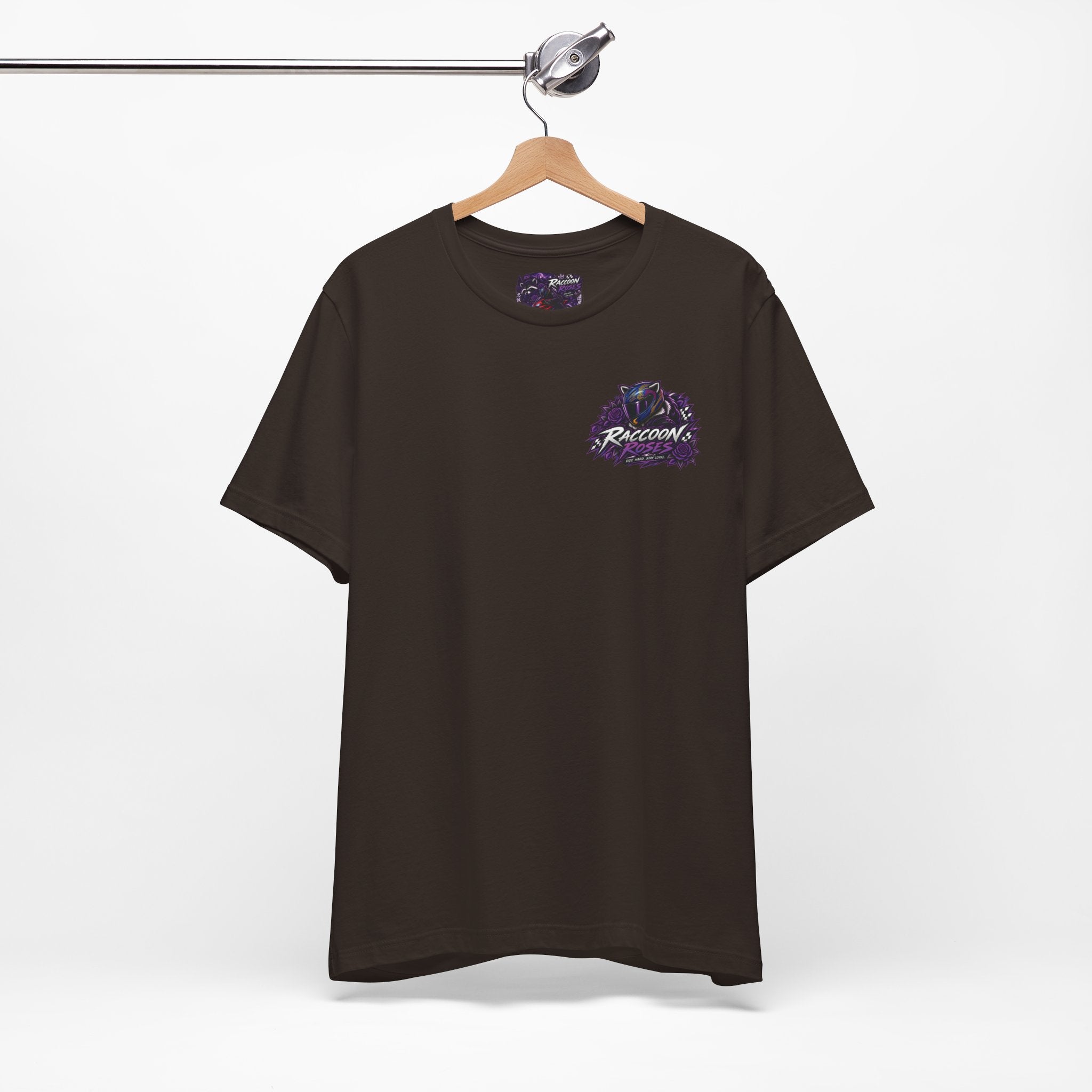 Raccoon Rose Motorcycle Graphic Tee