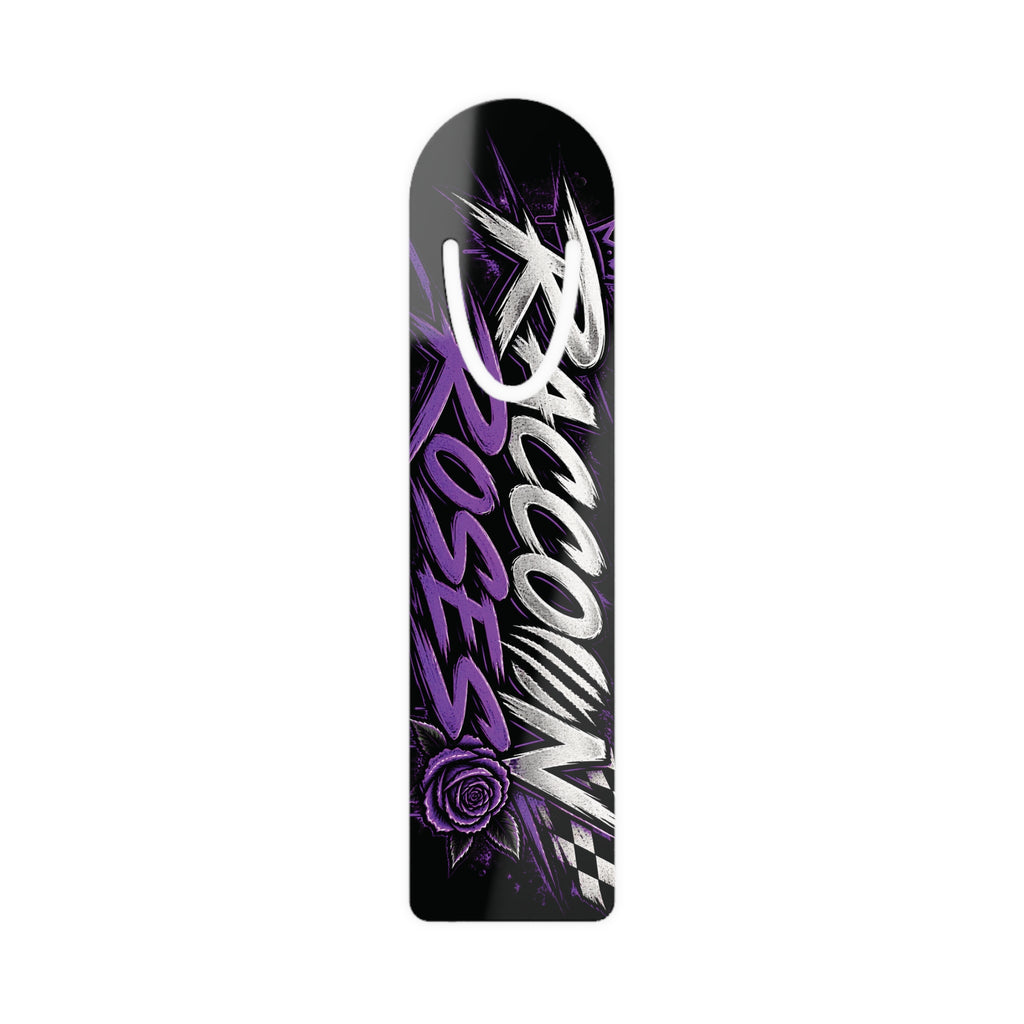 Bookmark — "Bloomin' Roses" Floral Gothic Metal Bookmark