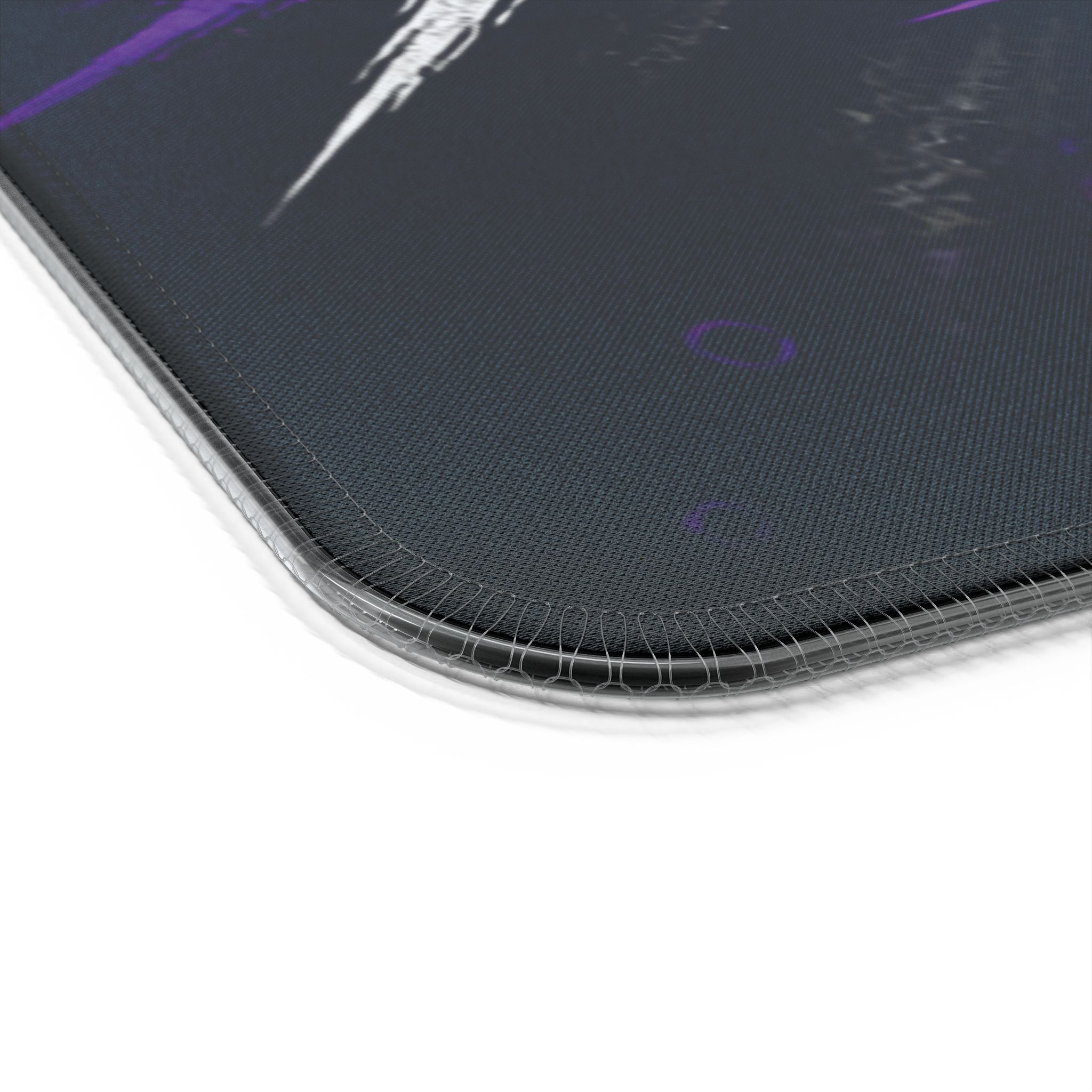 LED Gaming Mouse Pad with Wireless Charger — "Raccoon Roses" RGB Desk Mat