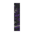 Raccoon Roses Gift Wrap Paper — Dark Purple Floral & Fox Mask Pattern