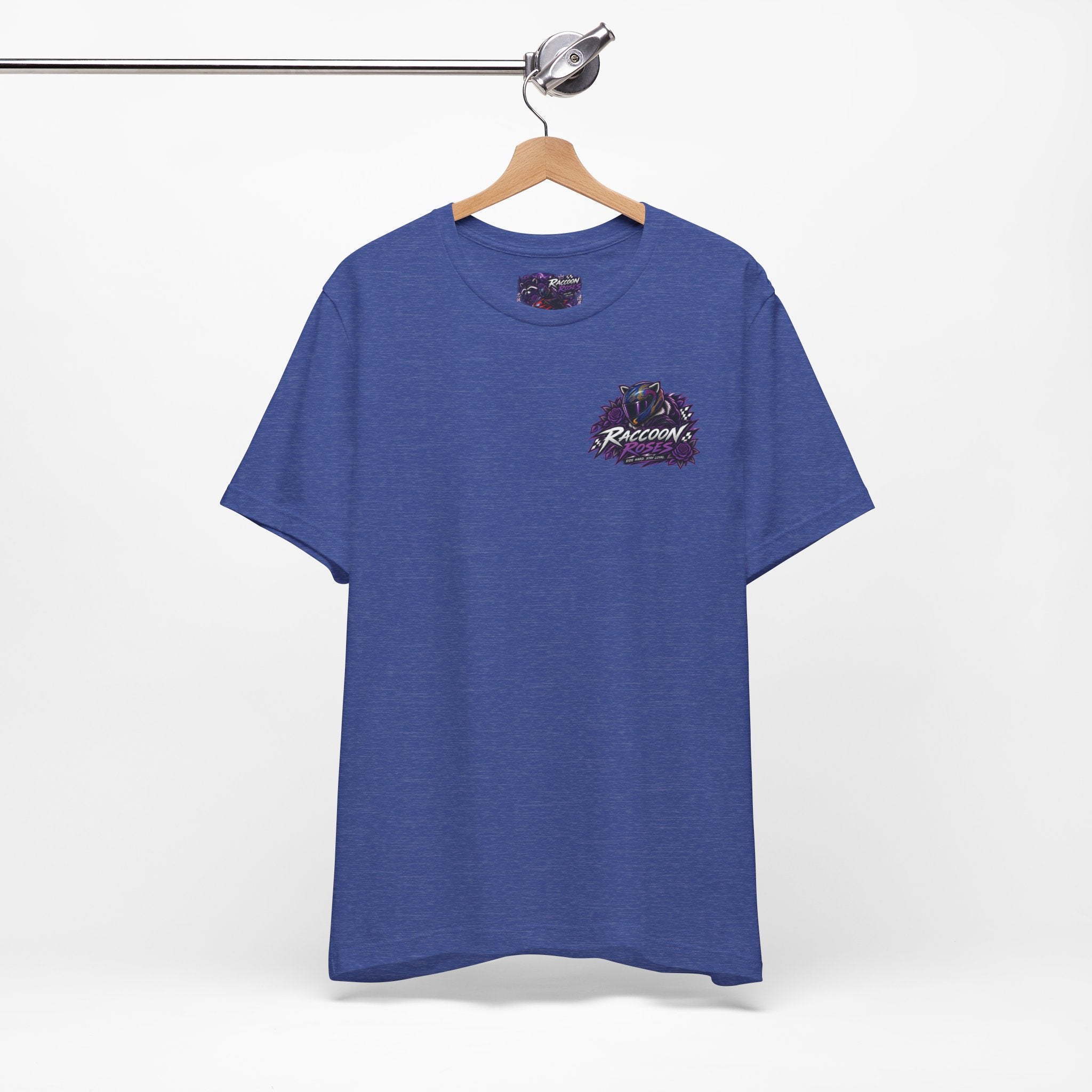 Raccoon Rose Motorcycle Graphic Tee