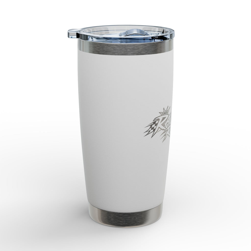 20oz Engraved Tumbler — Raccoon & Roses Logo Stainless Travel Mug