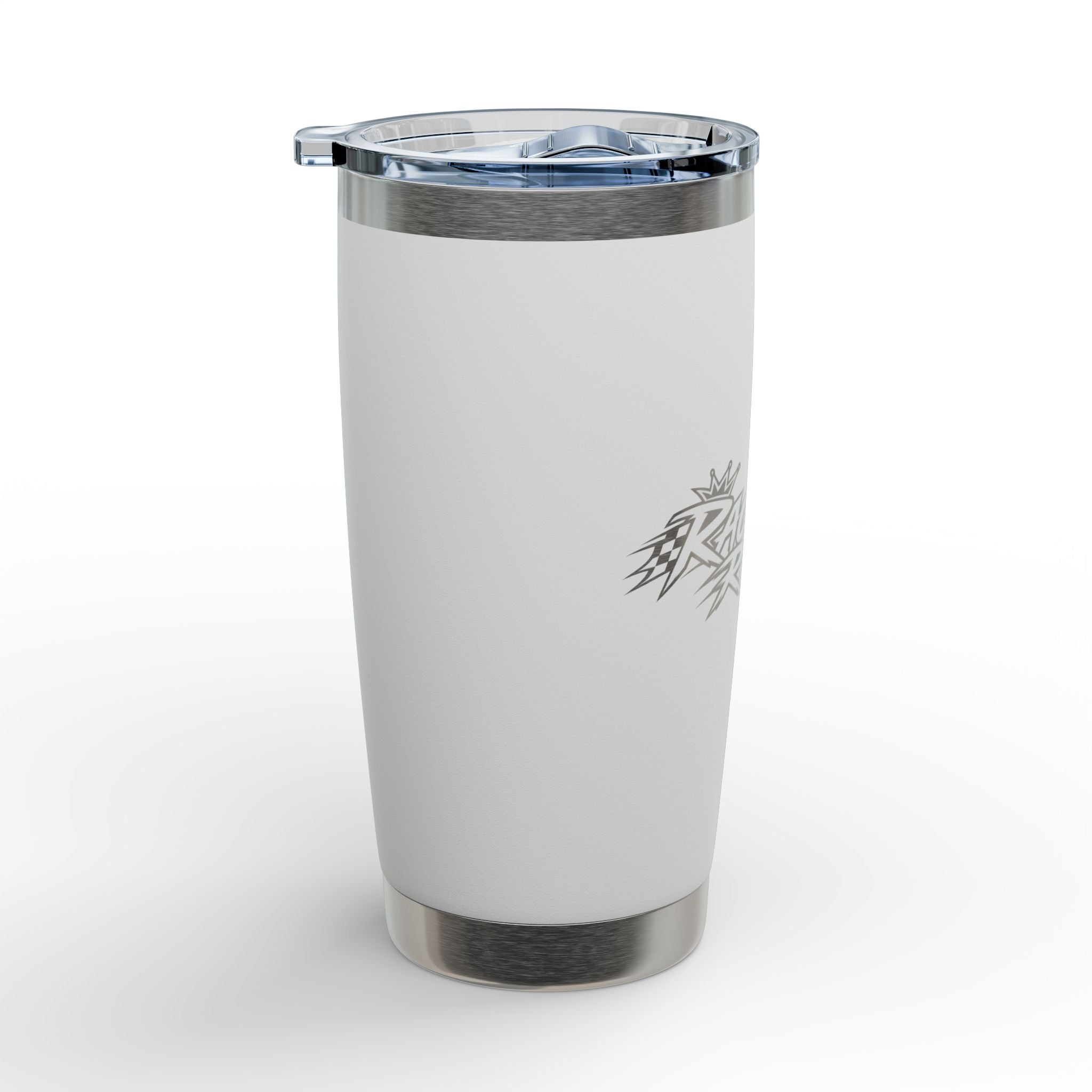 20oz Engraved Tumbler — Raccoon & Roses Logo Stainless Travel Mug