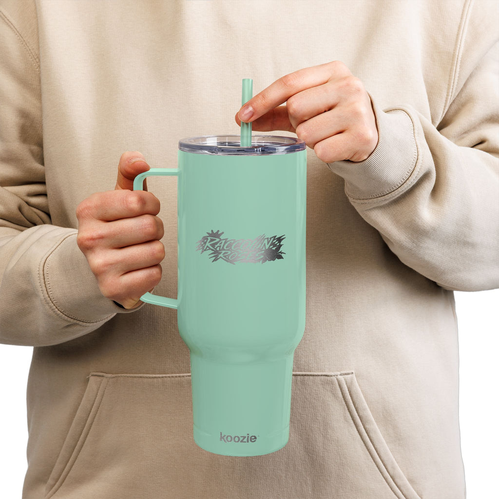 40oz Engraved Insulated Tumbler with Straw & Lid — Large Travel Mug