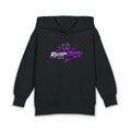 Raccoon Roses Toddler Hoodie — Cute Purple Graphic Pullover