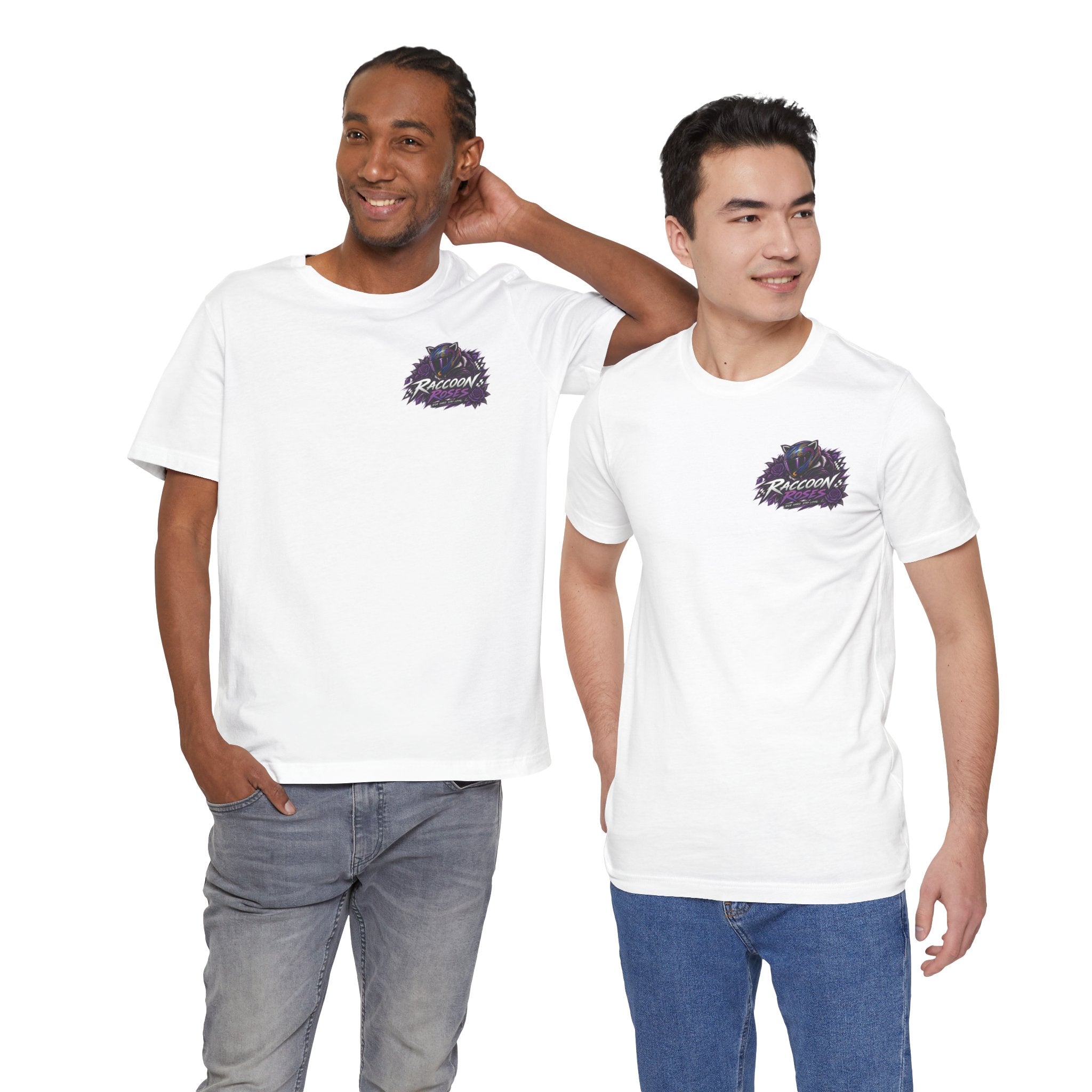 Raccoon Rose Motorcycle Graphic Tee