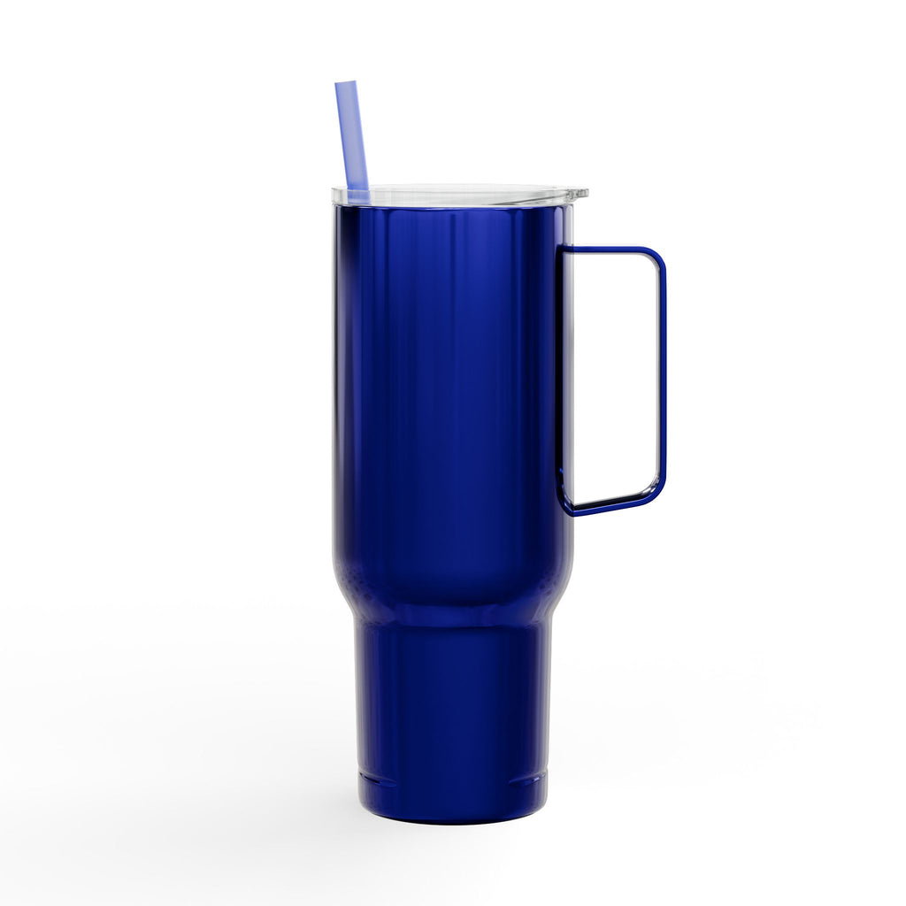 40oz Engraved Insulated Tumbler with Straw & Lid — Large Travel Mug