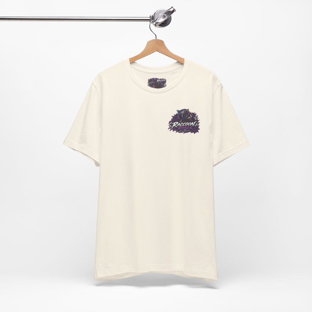 Raccoon Rose Motorcycle Graphic Tee