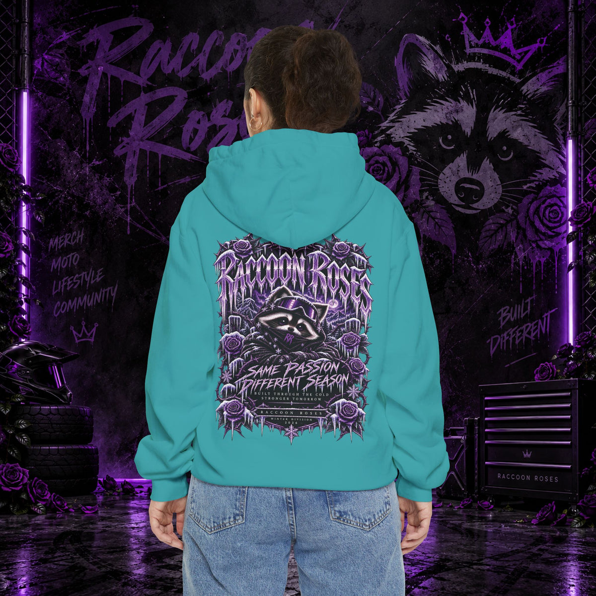 frozen rose Hoodie