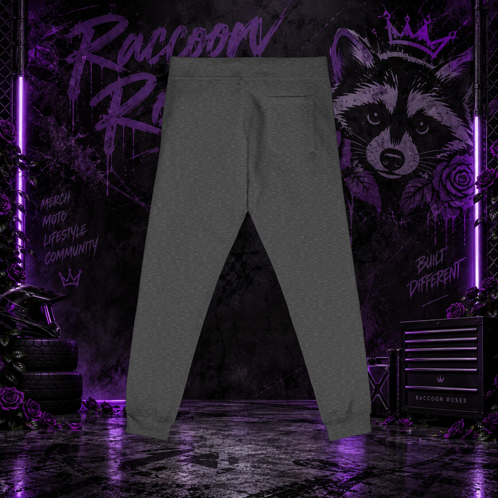 Embroidered 'Frozen Roses' Fleece Sweatpants