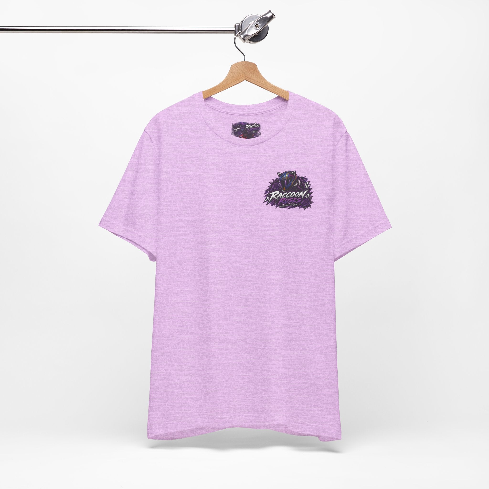 Raccoon Rose Motorcycle Graphic Tee
