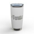 20oz Engraved Tumbler — Raccoon & Roses Logo Stainless Travel Mug