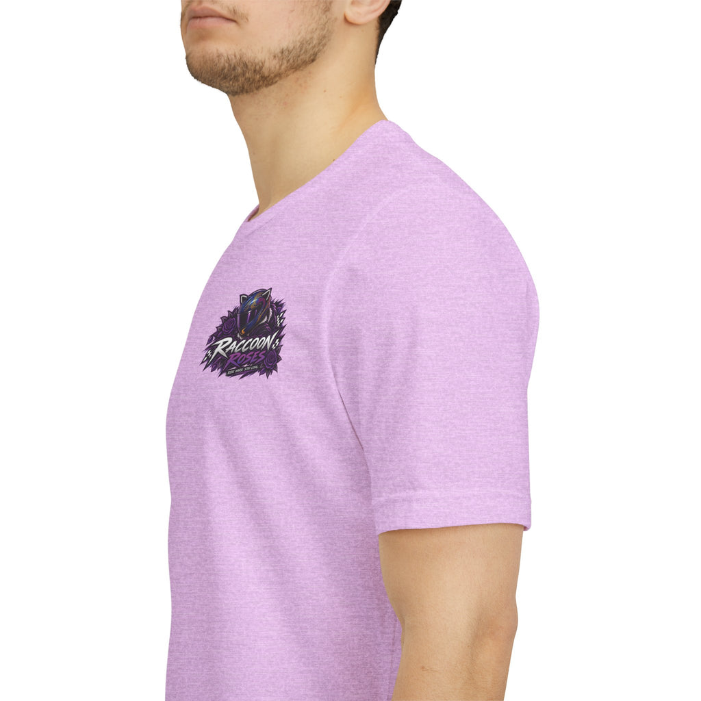 Raccoon Rose Motorcycle Graphic Tee