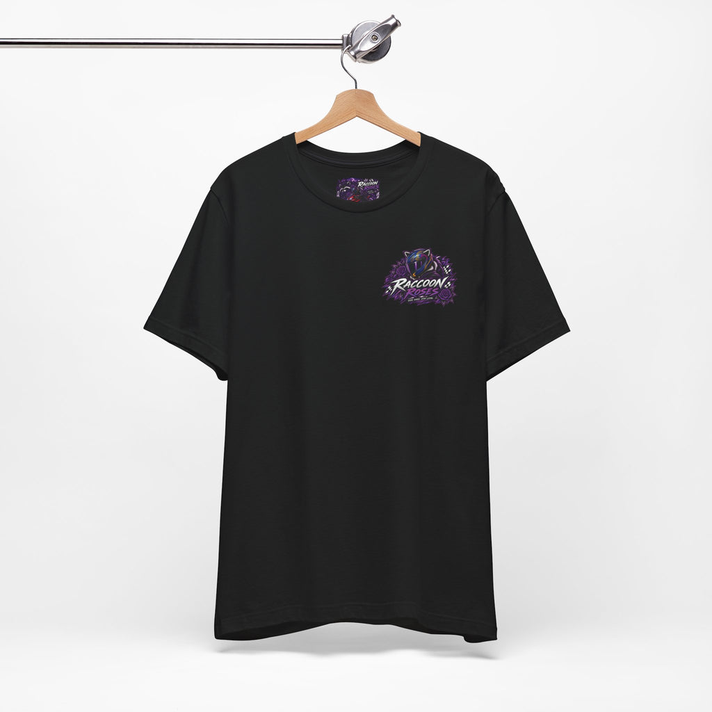 Raccoon Rose Motorcycle Graphic Tee