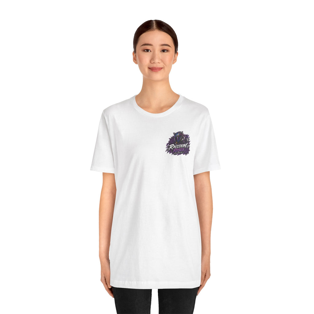 Raccoon Rose Motorcycle Graphic Tee