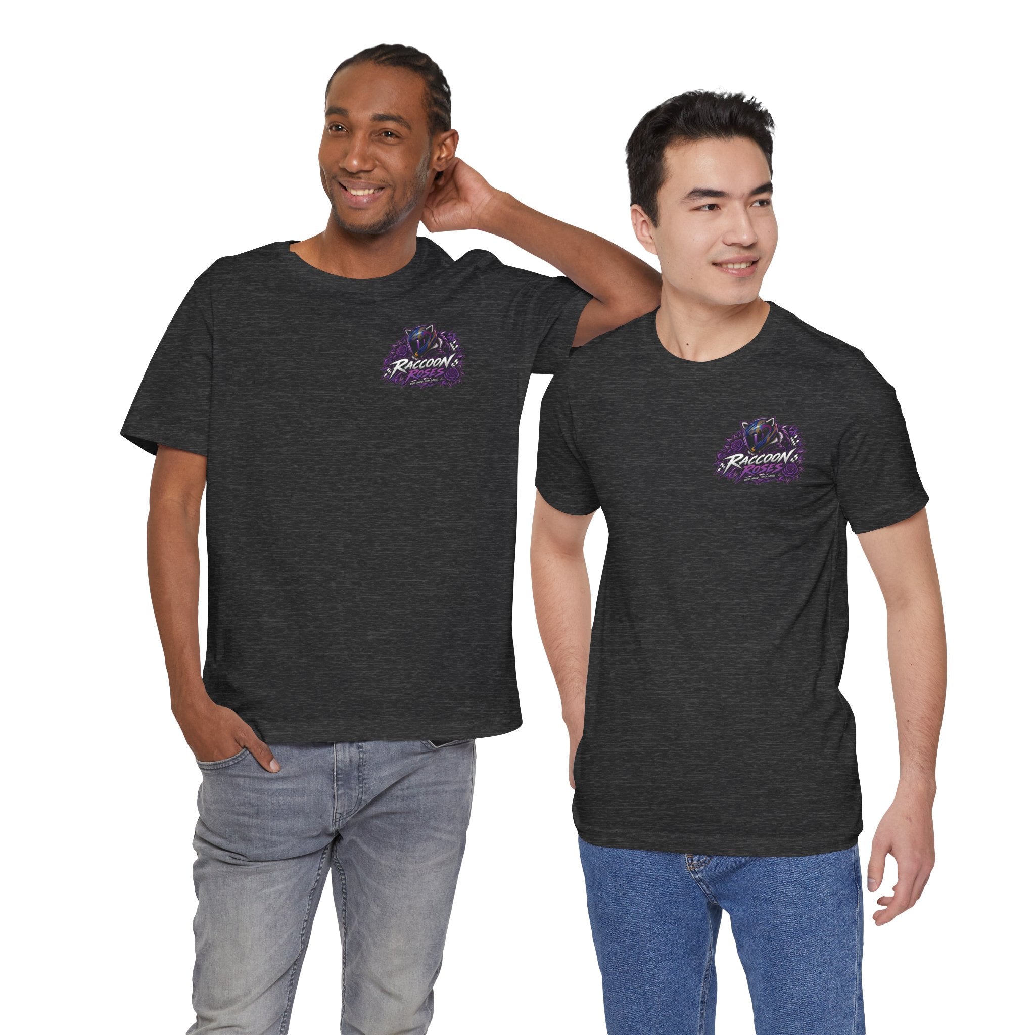 Raccoon Rose Motorcycle Graphic Tee