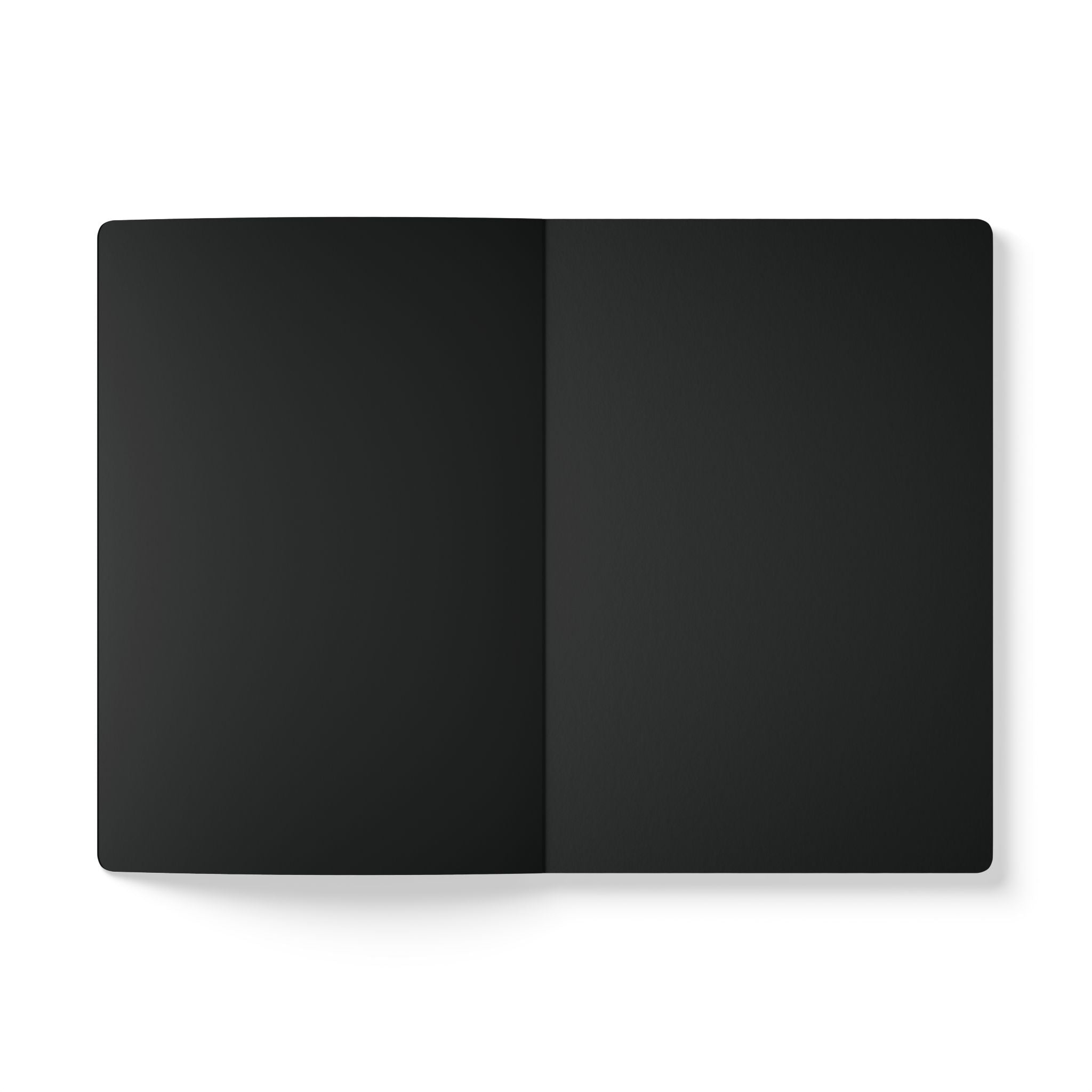 Softcover Journal — Raccoon Roses Purple Racing Pattern