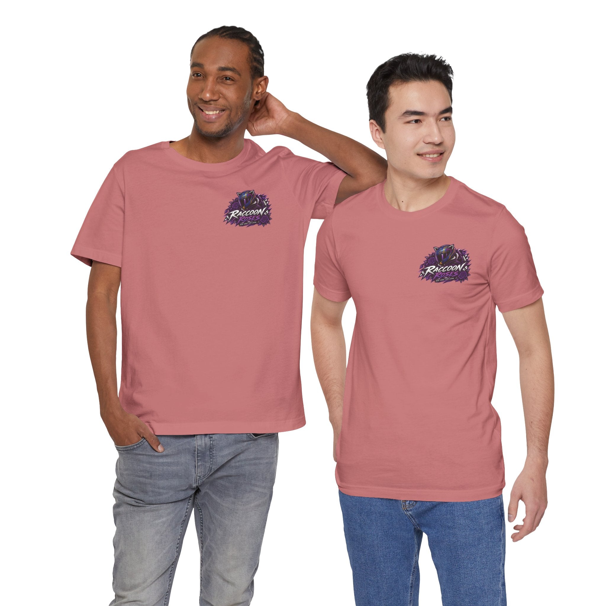 Raccoon Rose Motorcycle Graphic Tee