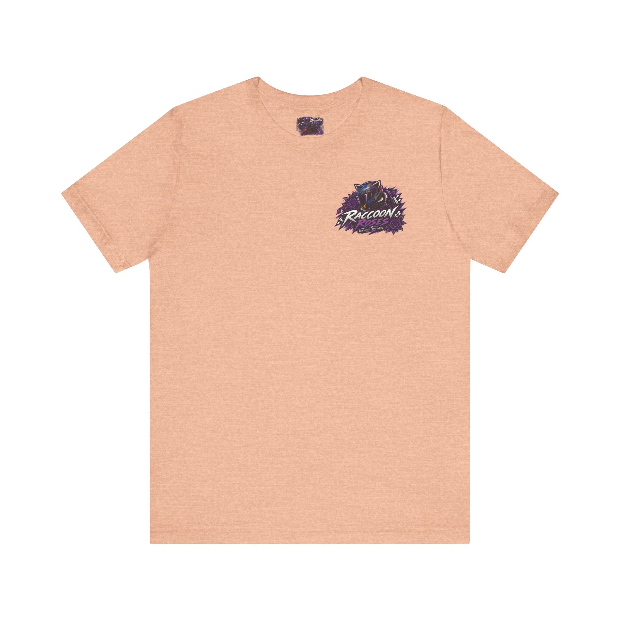 Raccoon Rose Motorcycle Graphic Tee