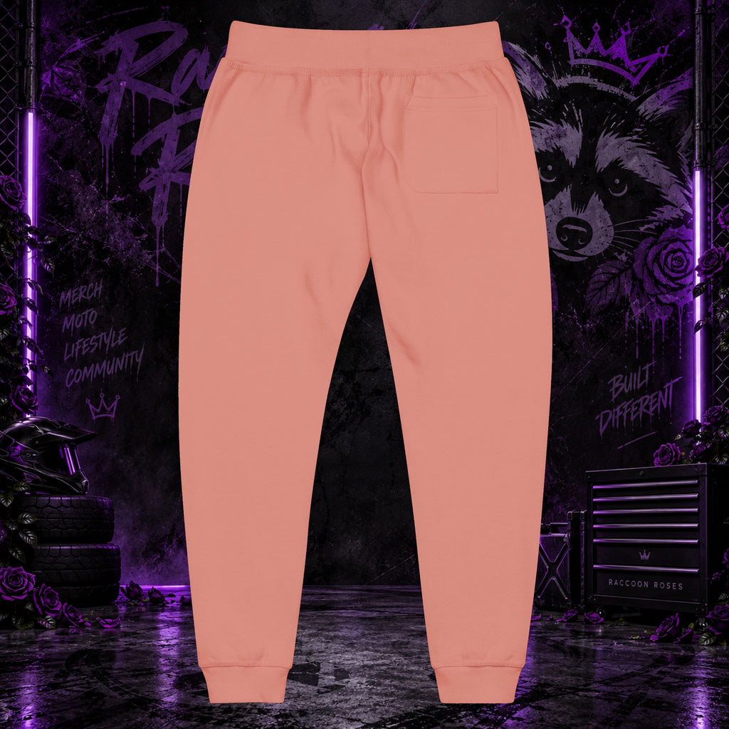 Embroidered 'Frozen Roses' Fleece Sweatpants
