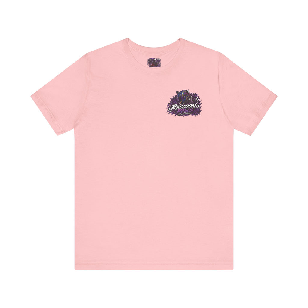 Raccoon Rose Motorcycle Graphic Tee