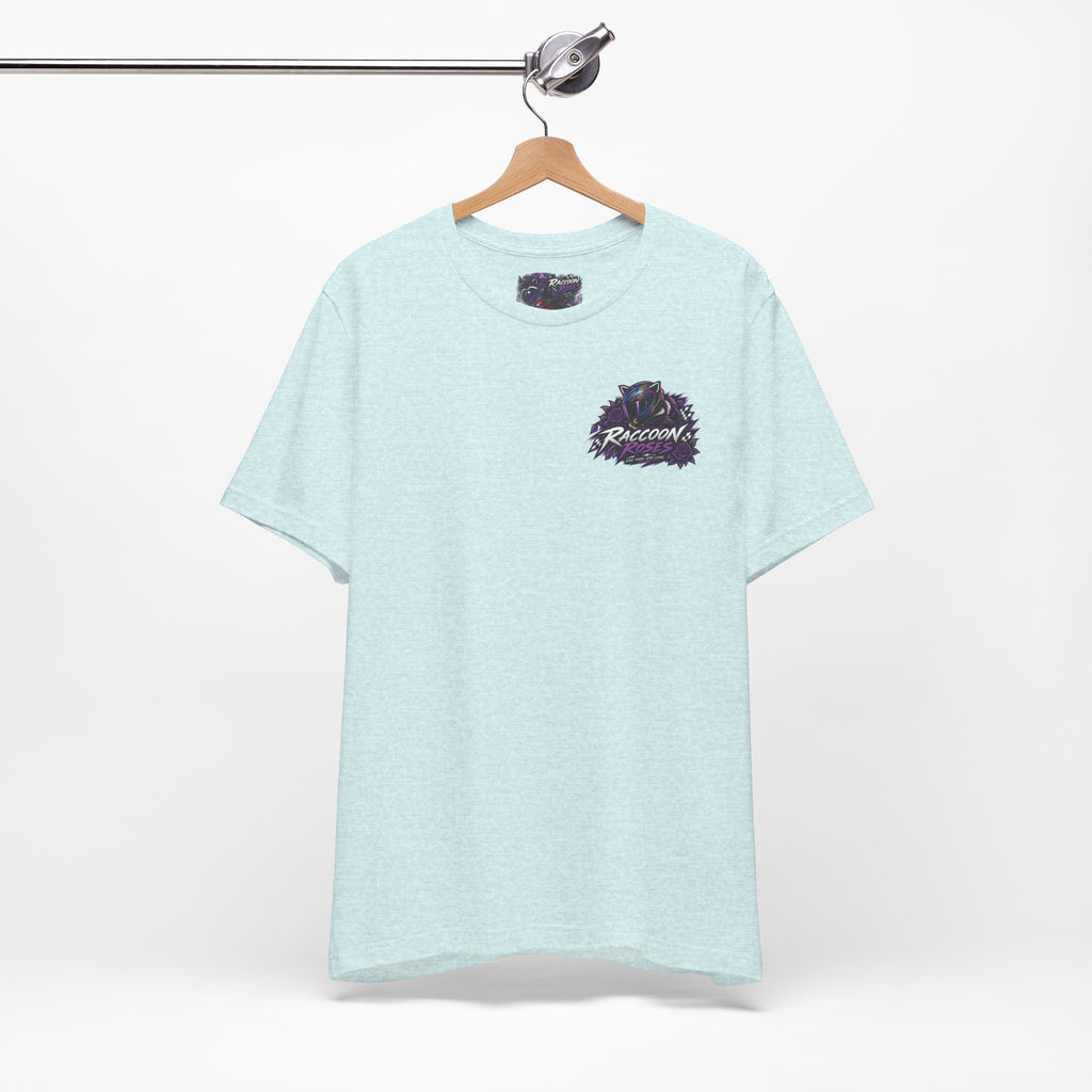 Raccoon Rose Motorcycle Graphic Tee