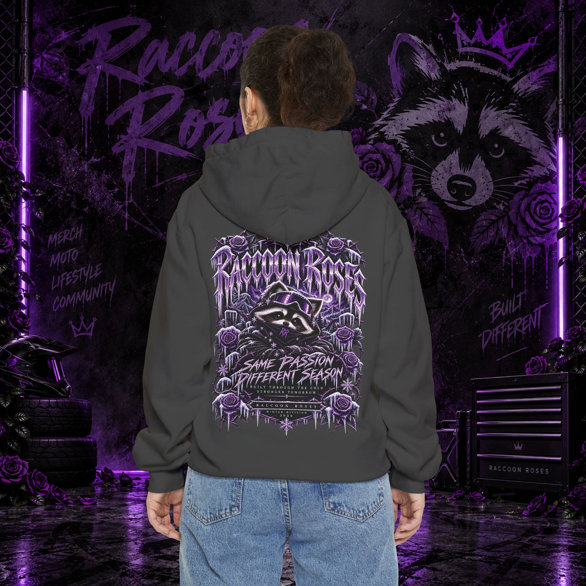 frozen rose Hoodie