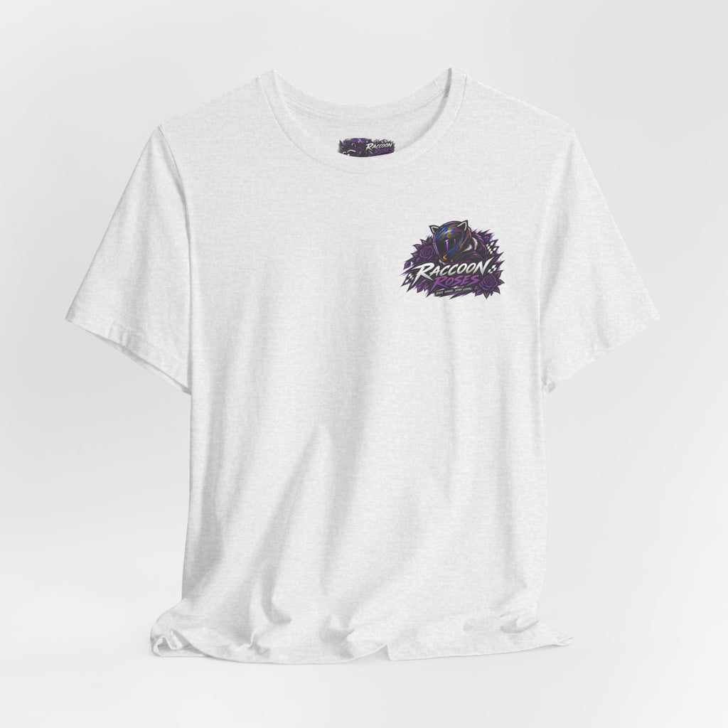 Raccoon Rose Motorcycle Graphic Tee