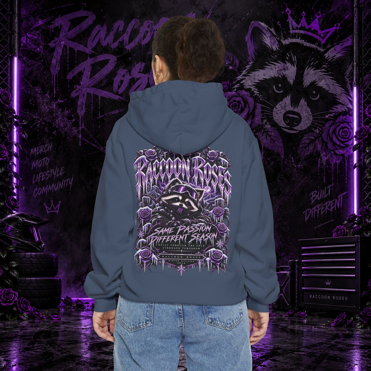 frozen rose Hoodie