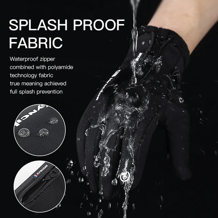 Winter Racing Gloves for Men and Women Touch Screen MTB Bike & Fishing Gear Thermal Equipment for Winter Cycling