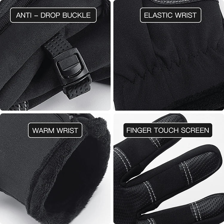 Winter Racing Gloves for Men and Women Touch Screen MTB Bike & Fishing Gear Thermal Equipment for Winter Cycling