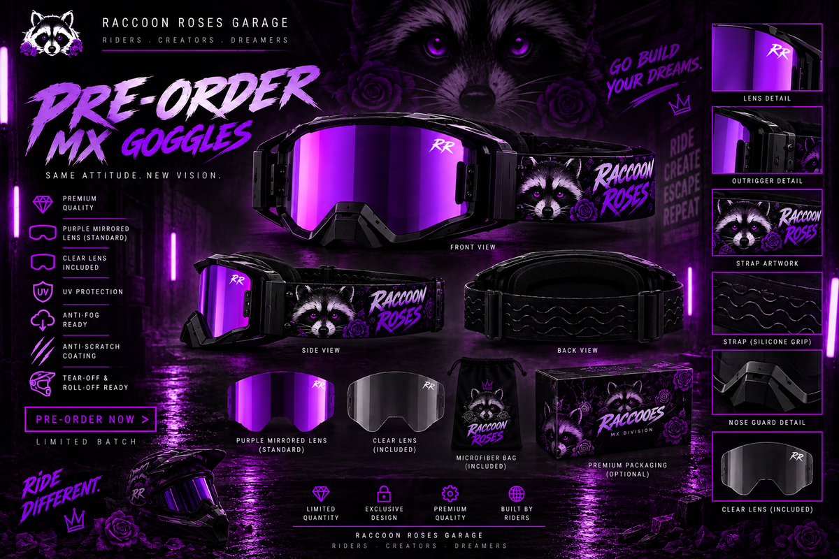 purple rose mx goggles